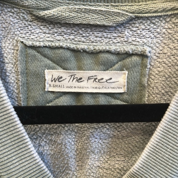 Free People | We the Free Robby Bomber Jacket Washed Army | NWOT -read call out - Picture 9 of 12